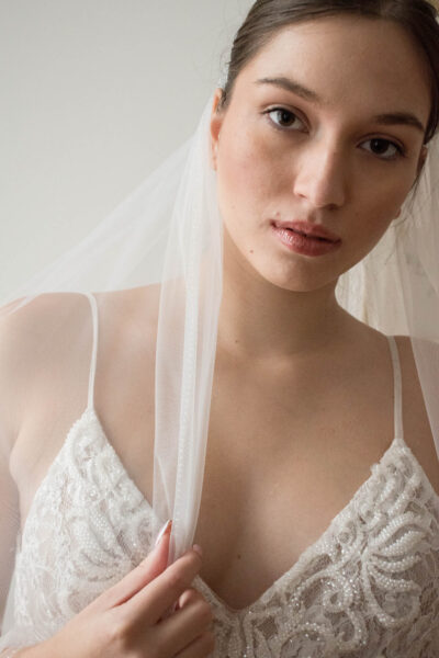 Alíz - gyöngyözött fátyol