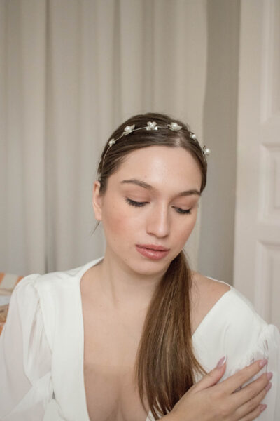 MILLA - menyasszonyi fejdísz, hajdísz, ékszer