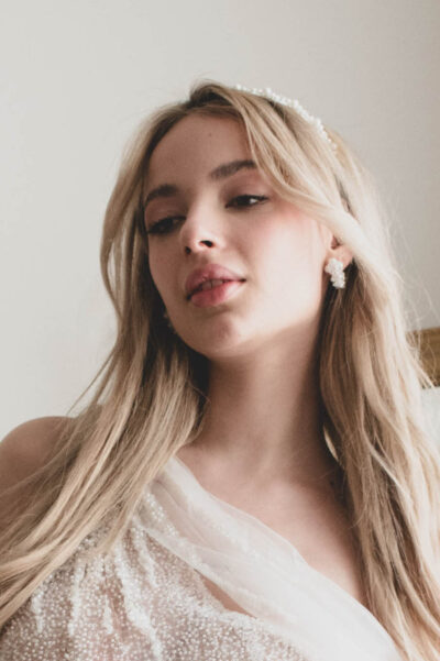 TIRA, gyöngyös menyasszonyi fülbevaló